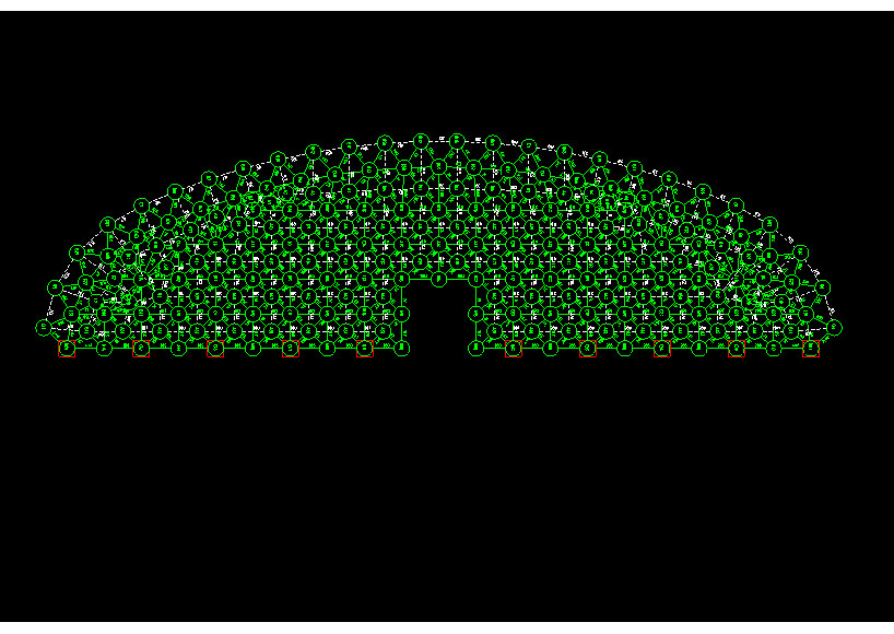 宝鸡锡林浩特91跨，1000米长干煤棚网架设计